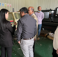 Welcome Indian customers to visit our factory